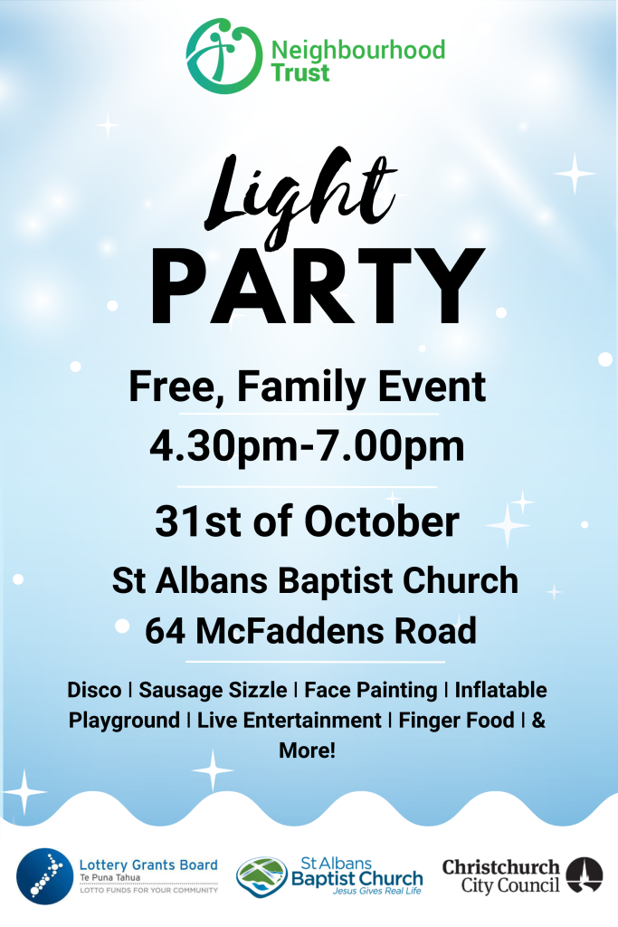 Light Party Sign 2025